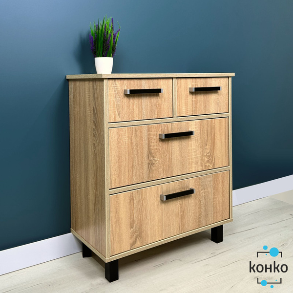 Комод Конко для вещей, 70x34x80 см, 4 ящ. - купить по выгодной цене в ...