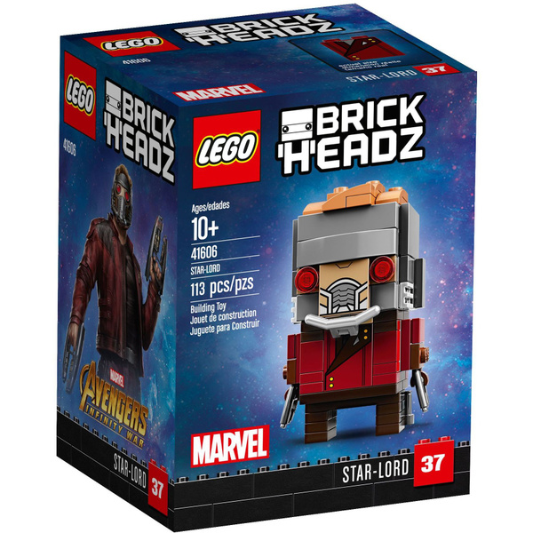 Конструктор Lego Brickheadz 41606 Звездный Лорд, Marvel Super Heroes ...
