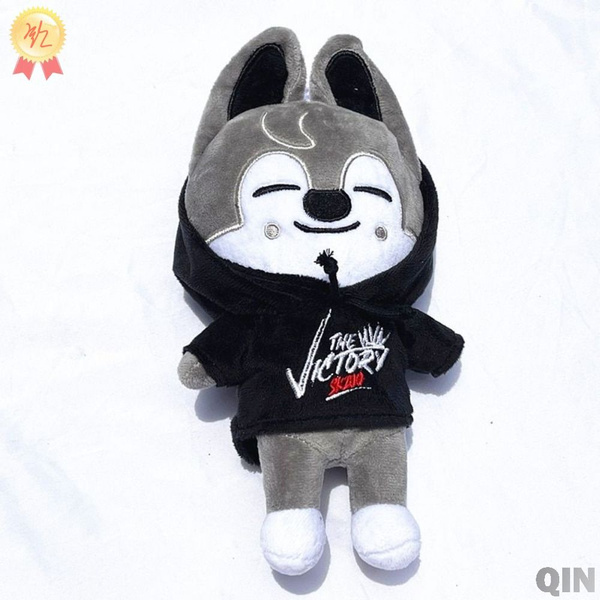 Детская мягкая плюшевая игрушка SKZOO Chan Wolf Stray kids Бродячие ...