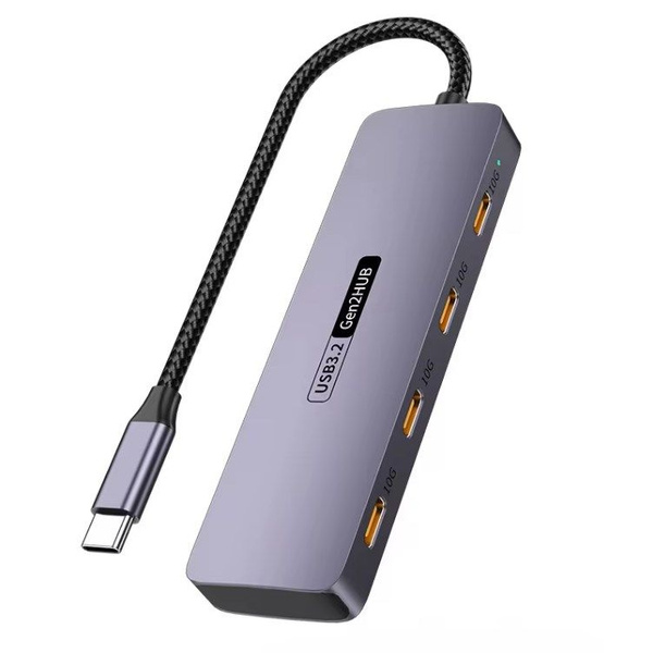 USB C Hub / USB-концентратор USB 3.2 / 10Gbps Док-станция / Type-C ...
