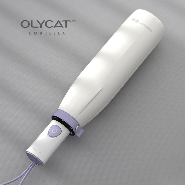 Зонт от солнца Olycat, 3 сложения, сиреневый купить по низкой цене в ...