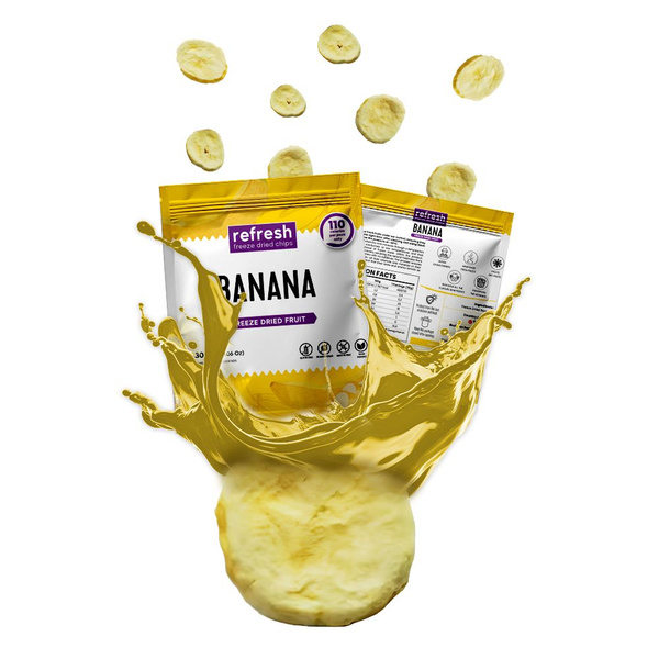 Refresh Chips Freeze Dried Banana - Сублимированные фруктовые чипсы 30г ...