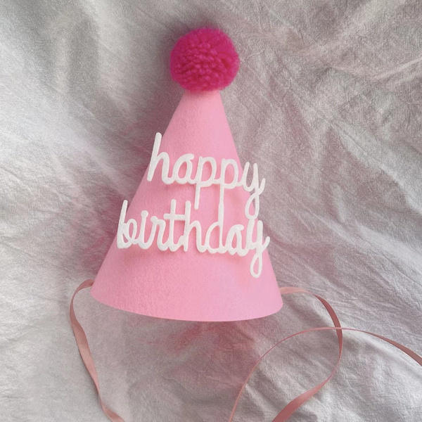 Характеристики Колпак из фетра праздничный на день рождения Happy ...