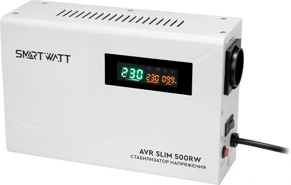 Стабилизатор напряжения 220в SMARTWATT AVR SLIM 500RW (100W - 260W ...