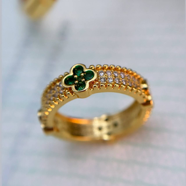 Кольцо Ван Клиф в золоте 17р - купить с доставкой по выгодным ценам в ...