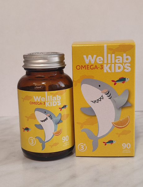 Омега-3 для детей WELL LAB KIDS OMEGA-3 - купить с доставкой по ...