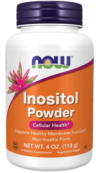 Инозитол порошок 113 грамм, Витамин В8, Now Inositol Pure Pwd 4oz ...
