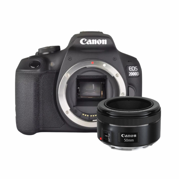 Зеркальный фотоаппарат Canon 2000d kit EF 50mm f/1.8 STM - купить по ...