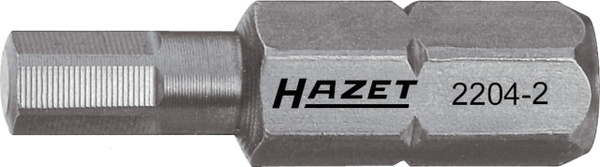 Насадка (бита) H2 для винтов с внутренним шестигранником 1/4 HAZET 2204 ...