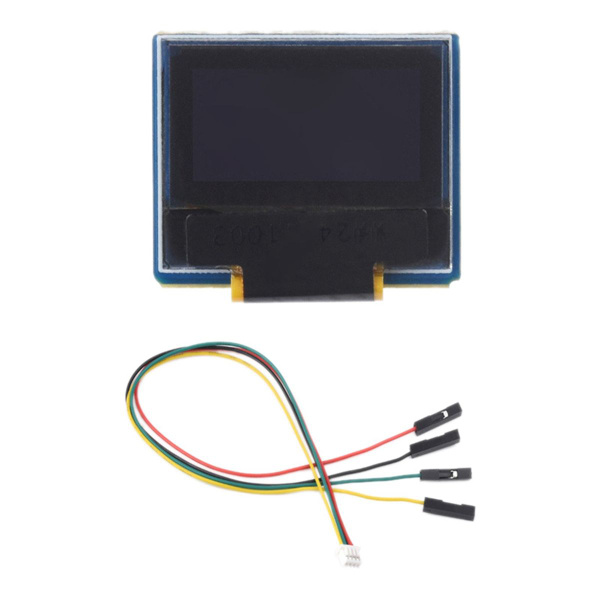 0,49-дюймовый OLED-дисплейный модуль 64x32 пикселей SSD1315 I2C черно ...