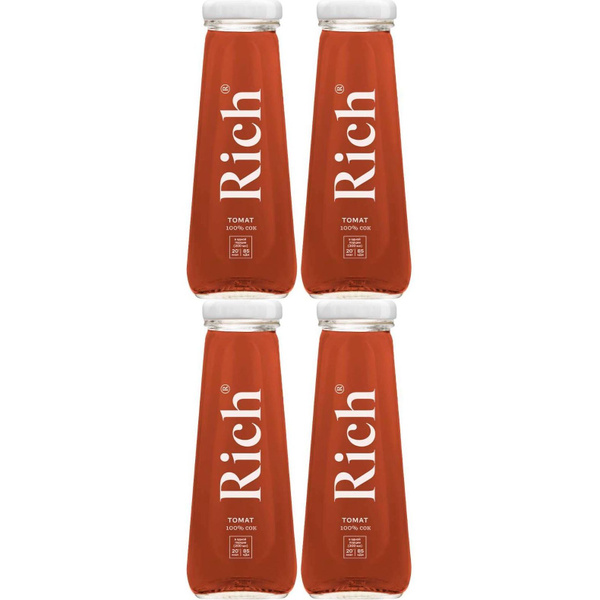 Сок Rich томатный с солью 200 мл, набор: 4 штуки купить на OZON по ...