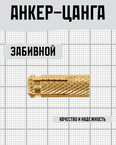 Забивной анкер-цанга М8 8 мм 10 штук купить на OZON по низкой цене ...