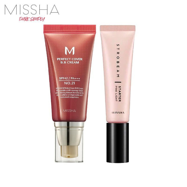 MISSHA Тональный ББ крем для лица M Perfect Cover BB Cream 50 мл SPF42 ...