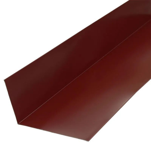 Планка примыкания для кровли 145x250 мм 2м универсальная, Ral 8017 ...