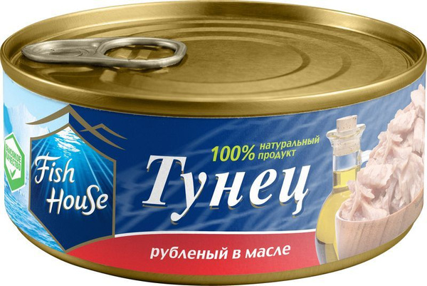 Тунец Fish House рубленый в масле 185г купить на OZON по низкой цене ...