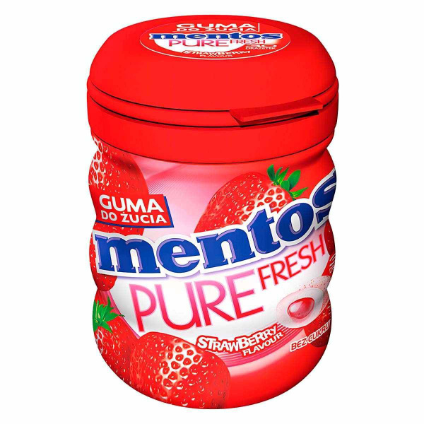 Жевательная резинка Ментос Pure Fresh Клубника, 61 гр купить на OZON по ...