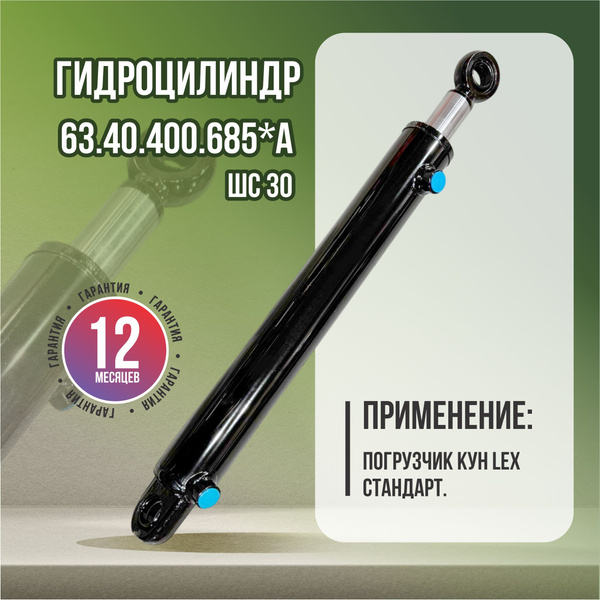 Гидроцилиндр 63.40.400.685*A шс 30 на погрузчик КУН LEX Стандарт купить ...