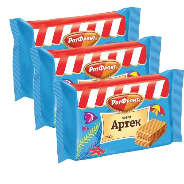 Вафли Артек, 200 грамм 3 штуки купить на OZON по низкой цене (1906928372)