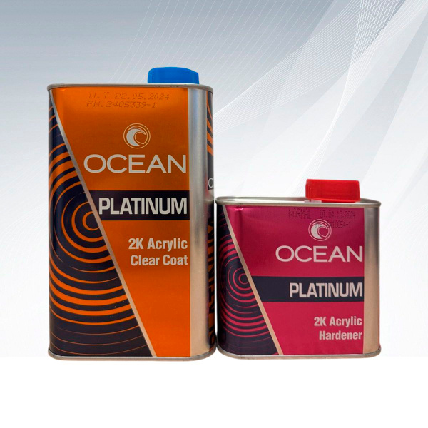 2K Лак автомобильный OCEAN PLATINUM 1л + 0,5л купить на OZON по низкой ...