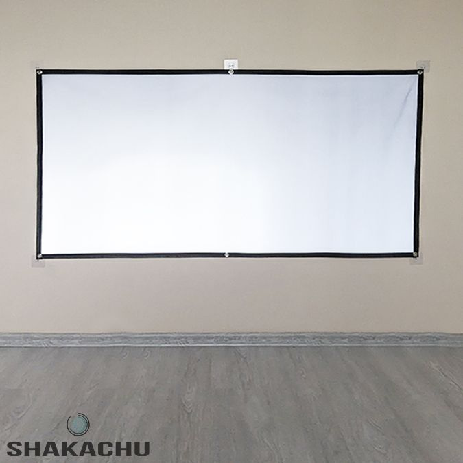 Экран для проектора Shakachu FGM120R с кольцами, светоотражающий ...