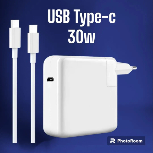 Зарядка для макбука Apple USB-C, 30W для MacBook Air (20V-1.5A, 5V-3A ...