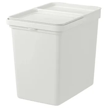 Мусорное ведро IKEA, 1 шт, светло-серый купить по доступной цене с ...