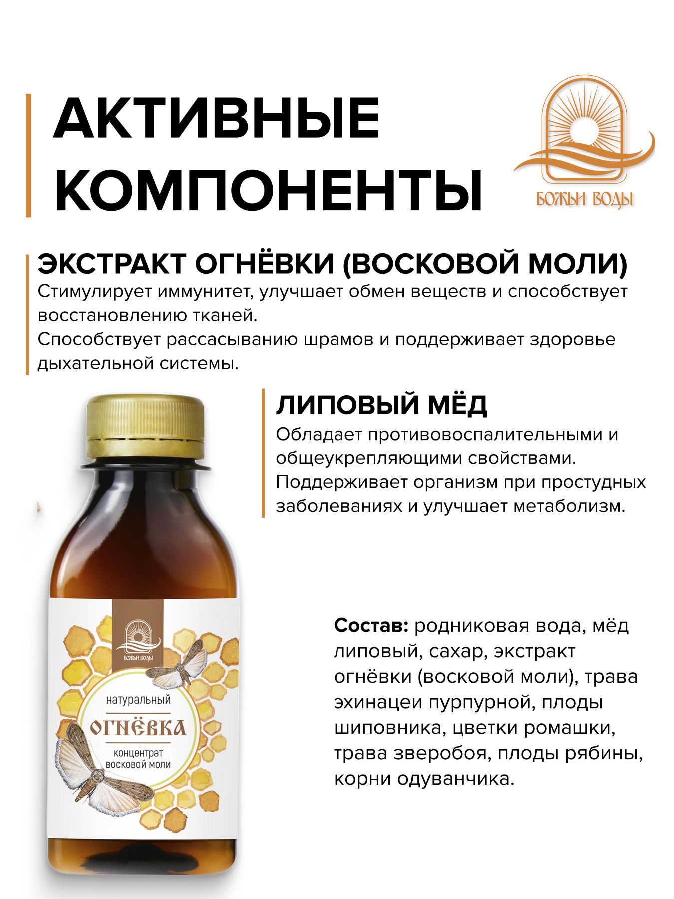 Концентрат огневки сироп восковая моль для иммунитета