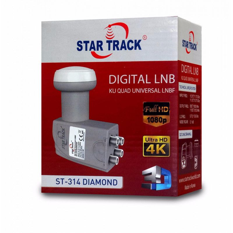 СпутниковыйконвертерStarTrackST-314Diamond(4выхода)