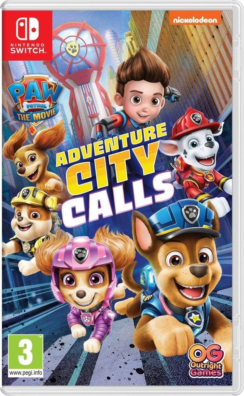 Игра PAW Patrol The Movie Adventure City Calls Фильм Щенячий патруль Город  приключений зовет (Nintendo Switch, Русские субтитры)