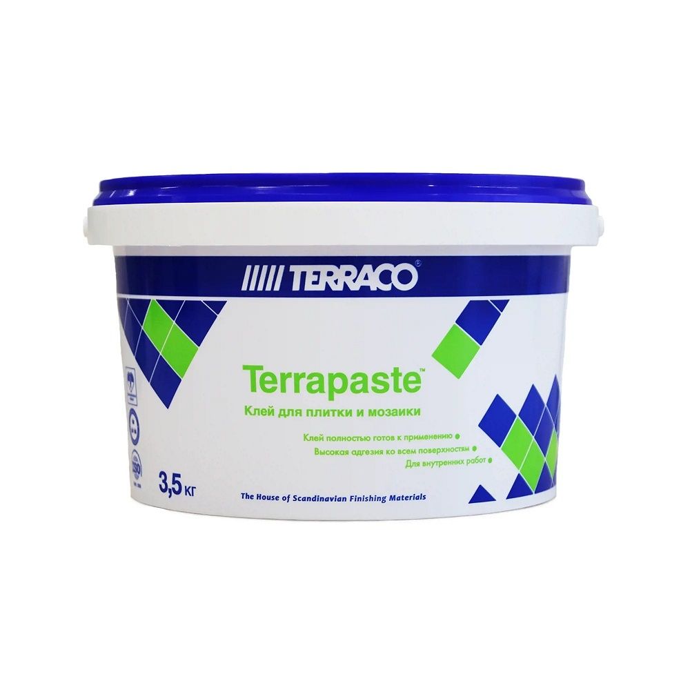 Клей пастообразный для плитки и мозаики Terraco Terrapaste (3,5кг)