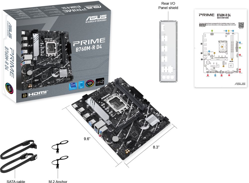 Matx asus prime b760m k