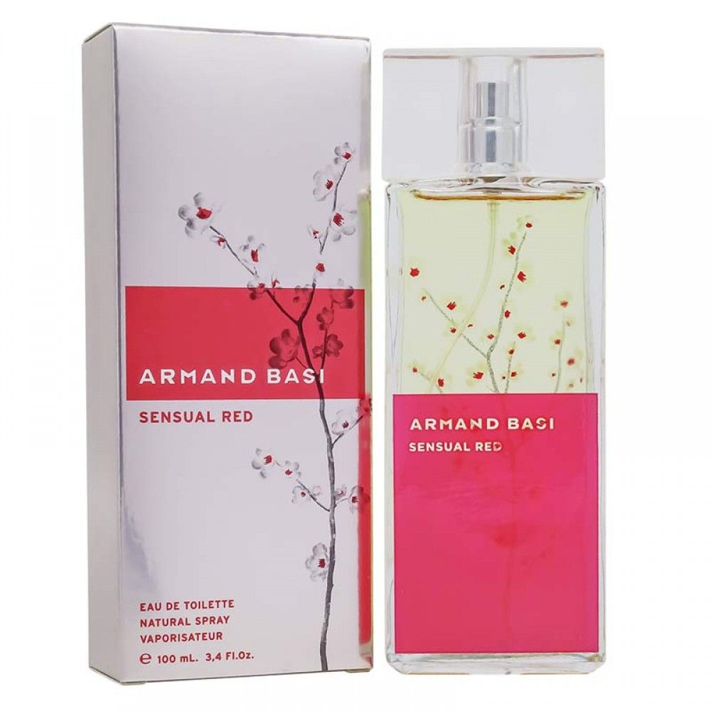 Sensual red. Armand basi sensual Red 100 мл. Armand basi sensual Red.