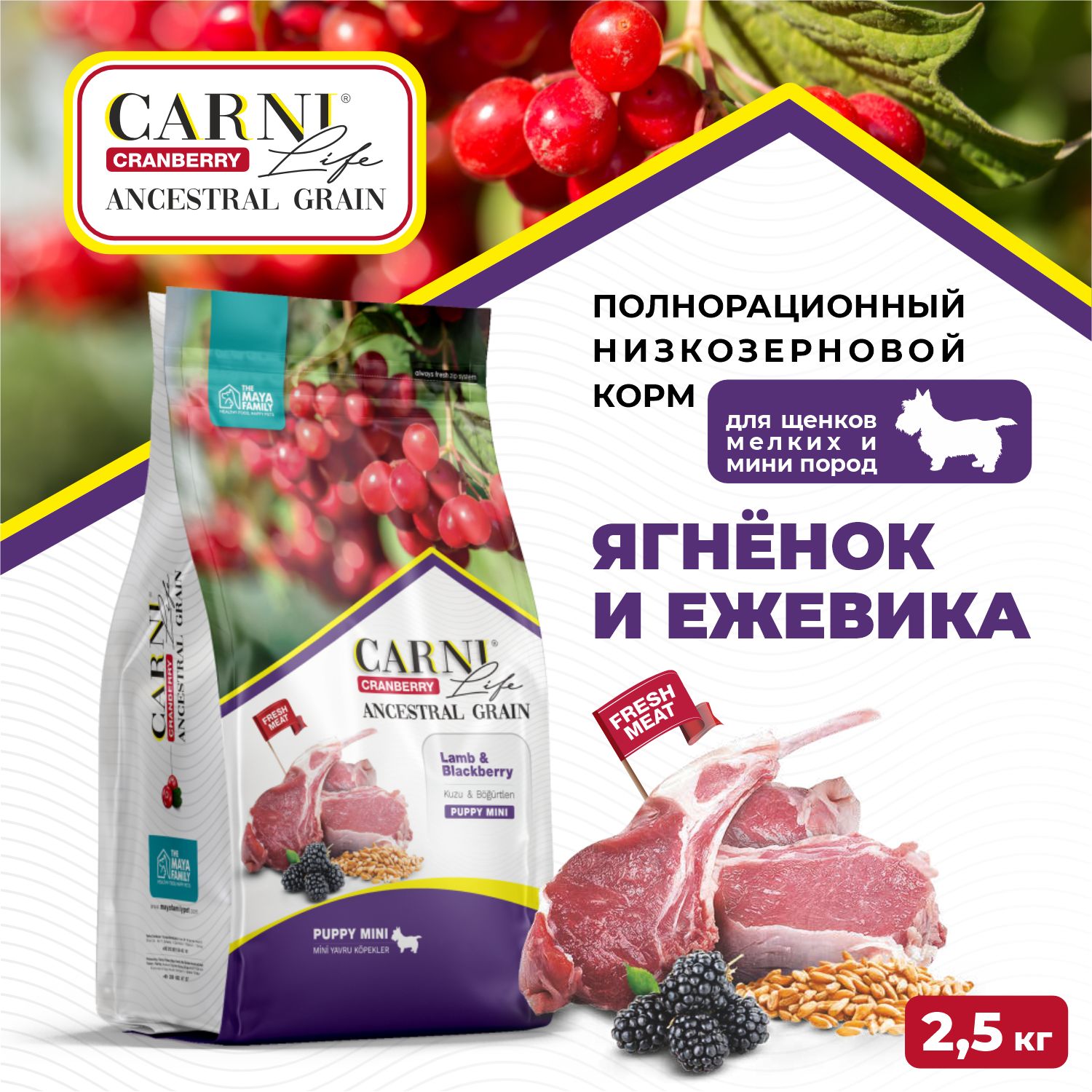 СухиекормадлясобакCARNILife