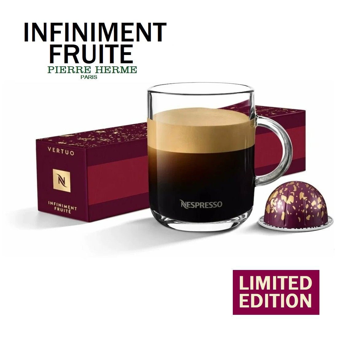 Кофе в капсулах Nespresso VERTUO INFINIMENT FRUITE, объем 230 мл, 10 капсул