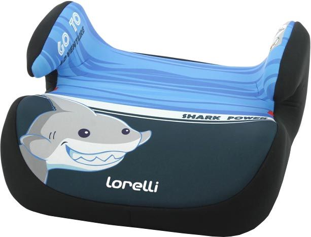 Бустер детский автомобильный Lorelli Topo Comfort Shark, синий