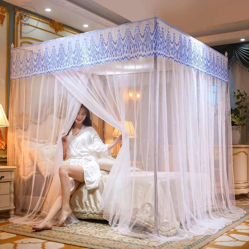 CWJЗанавеска для кровати French palace 2*2,2 м с трехдверной москитной сеткой