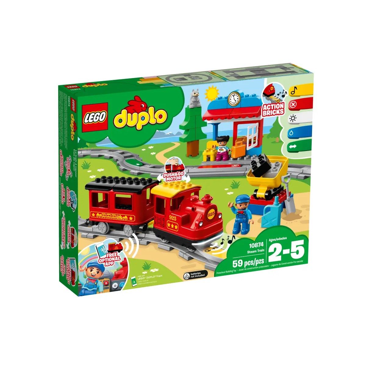 10874 LEGO DUPLO Town 10874 Steam Train OZON 1551005978