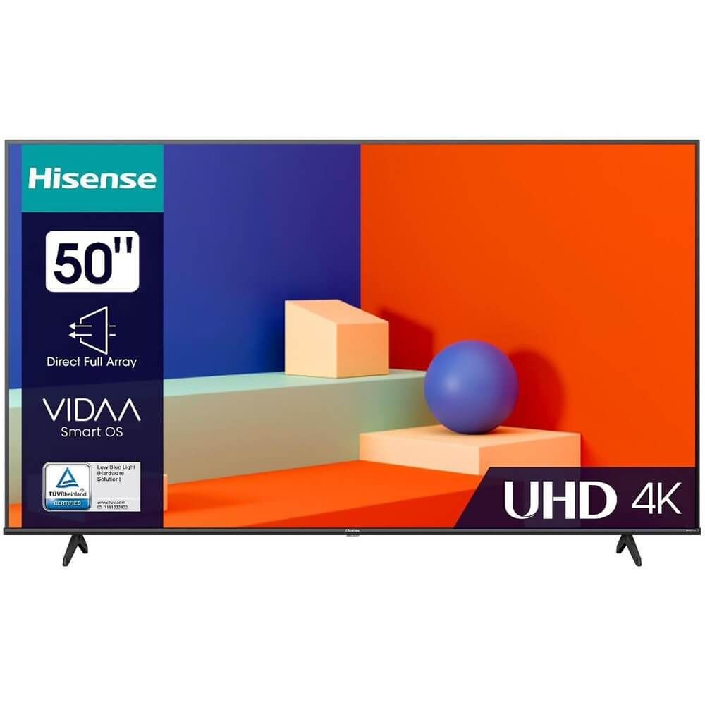 HisenseТелевизор50"4KUHD,черный