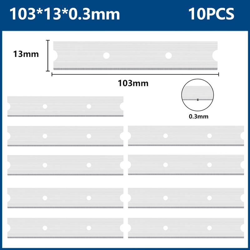 Лезвия для скребка для стеклокерамики ,100MM,10 шт
