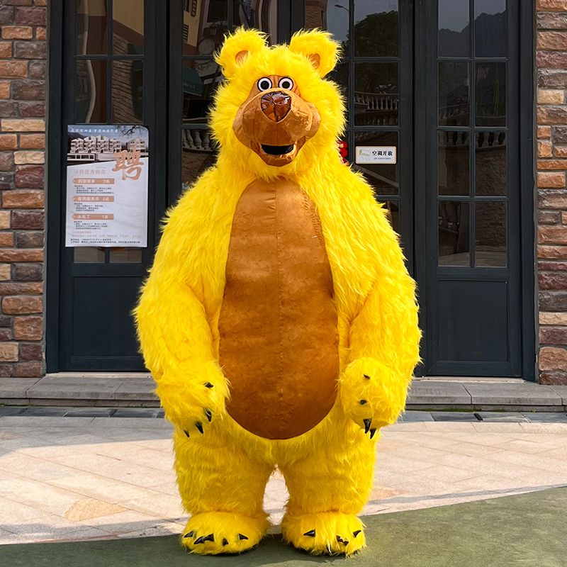 Карнавальный костюм, Ростовая кукла Маша и МедведьНадувной медведьtaoyiji