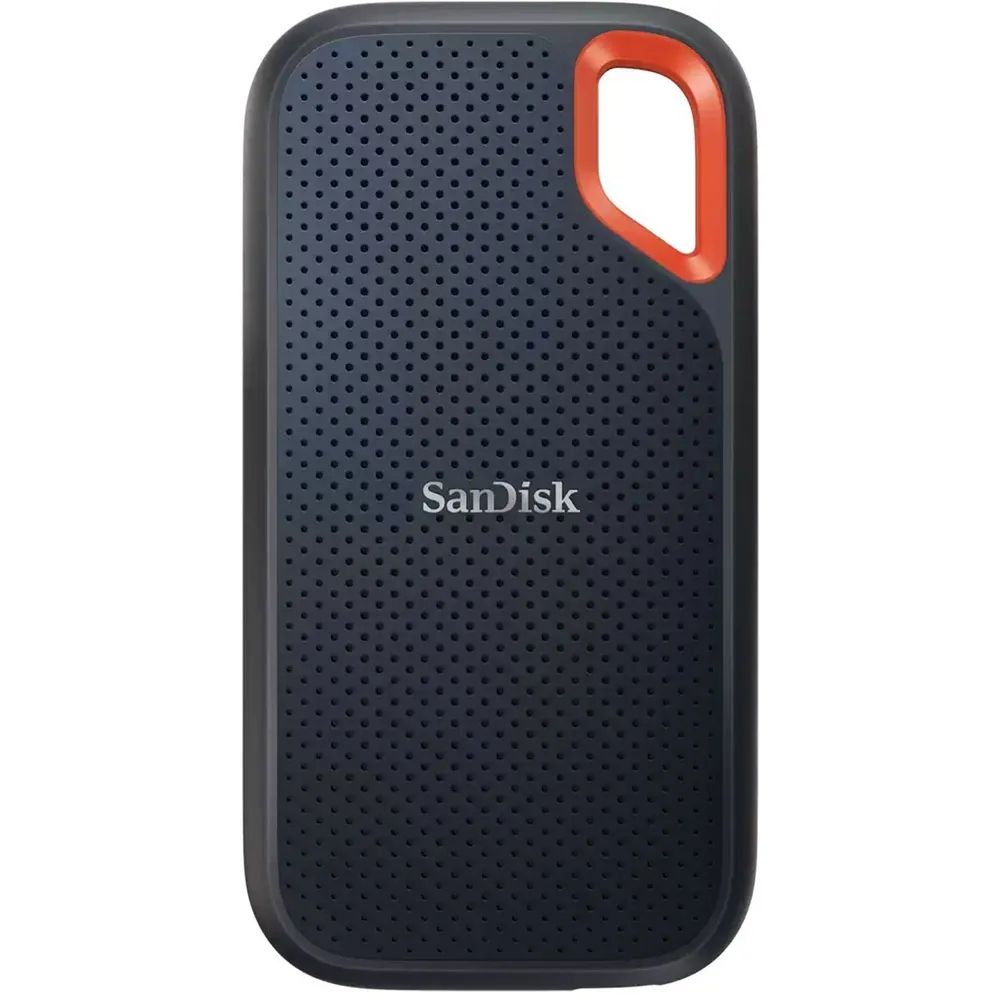 Внешний диск SanDisk Extreme Portable V2 SSD 2TB 1050 МБ/сек (SDSSDE61-2T00-G25) - портативный накопитель для ноутбука, компьютера и смартфона