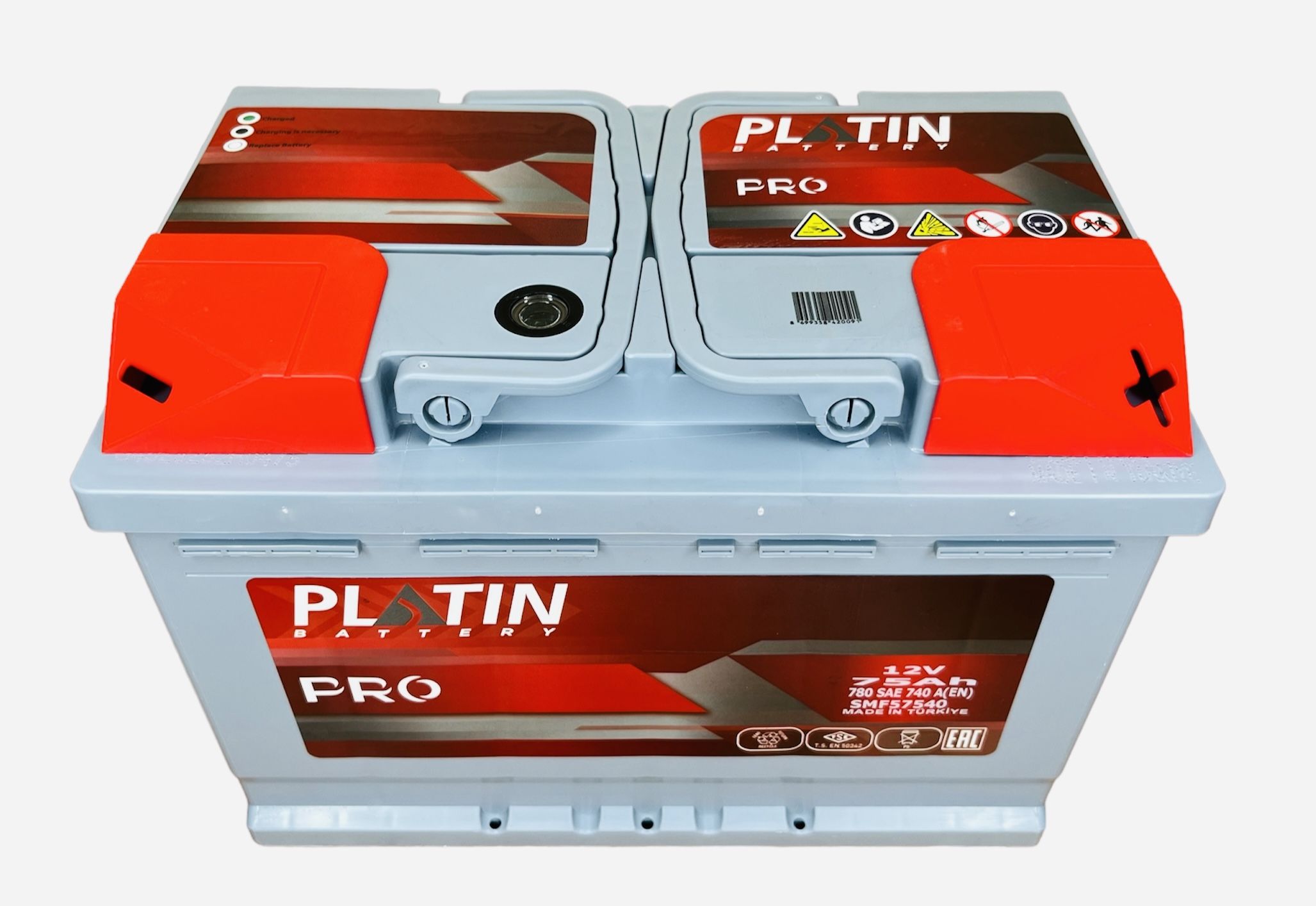 Аккумулятор автомобильный Platin Pro 75 Ач 740 A о.п. SMF L3 278х175х190