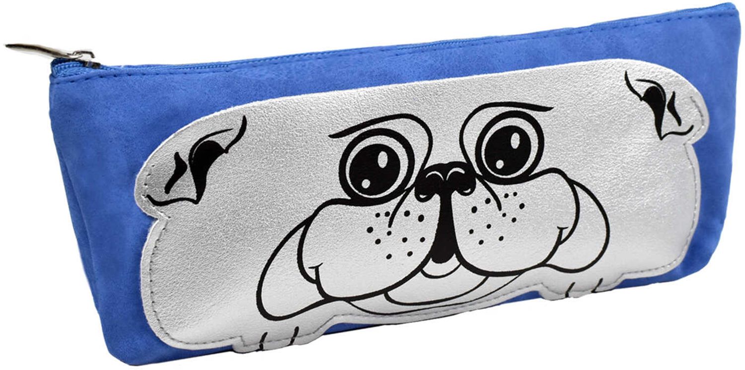 Пенал школьный 20x8x3.5 см Серый пес (48874)