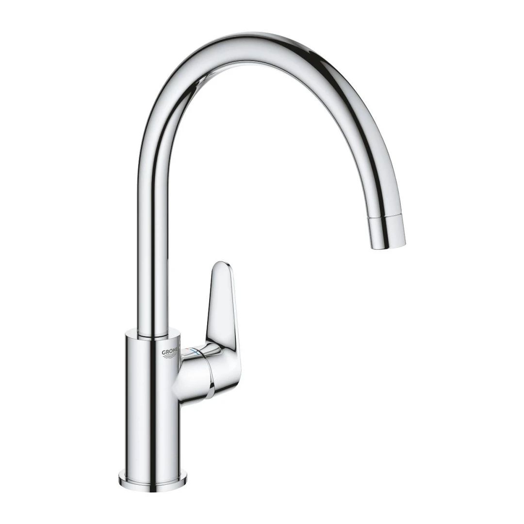 Смеситель для кухни grohe bauedge хром 31367001