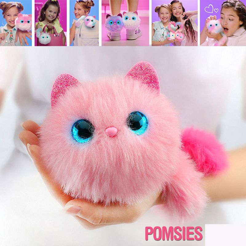 Интерактивная Игрушка My Fuzzy Friends Pomsies Котенок Помсис Пинки