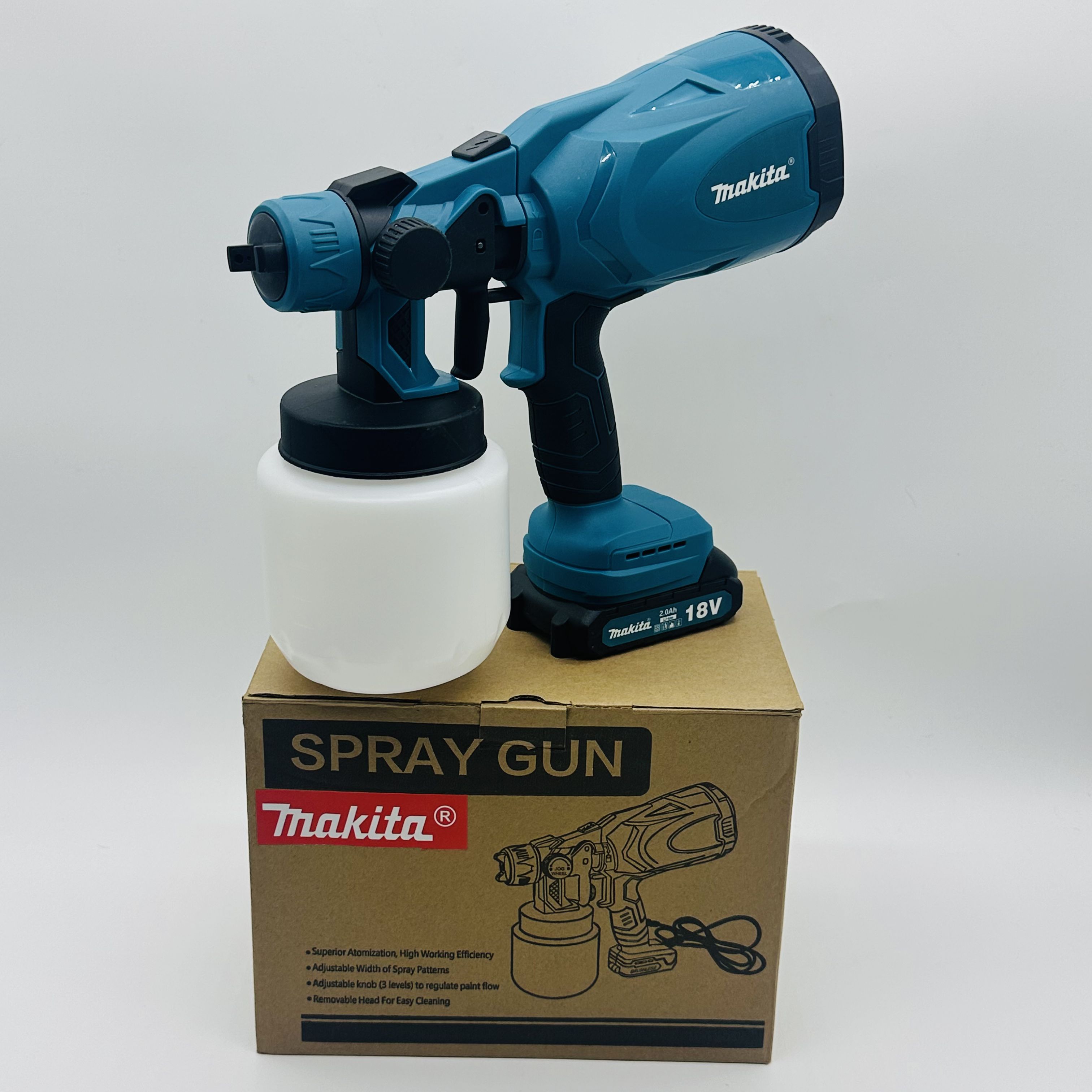 КраскопультАккумуляторныйMakitaSprayGun18V800ML