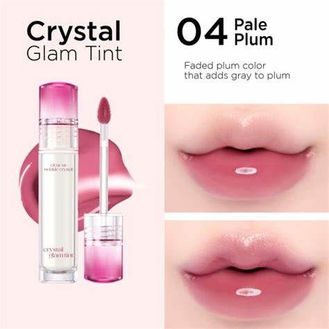 CLIO Тинт для губ CLIO CRYSTAL GLAM TINT 04 Pale Plum