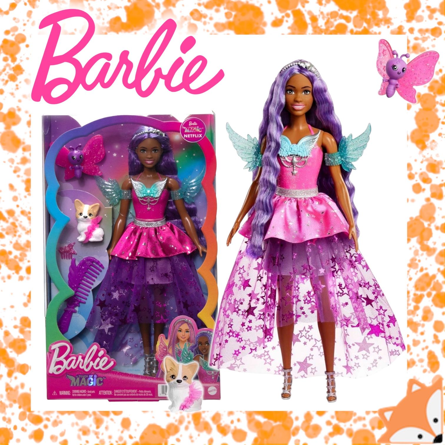 Кукла Barbie Magic Malibu Сказочная фея HLC33