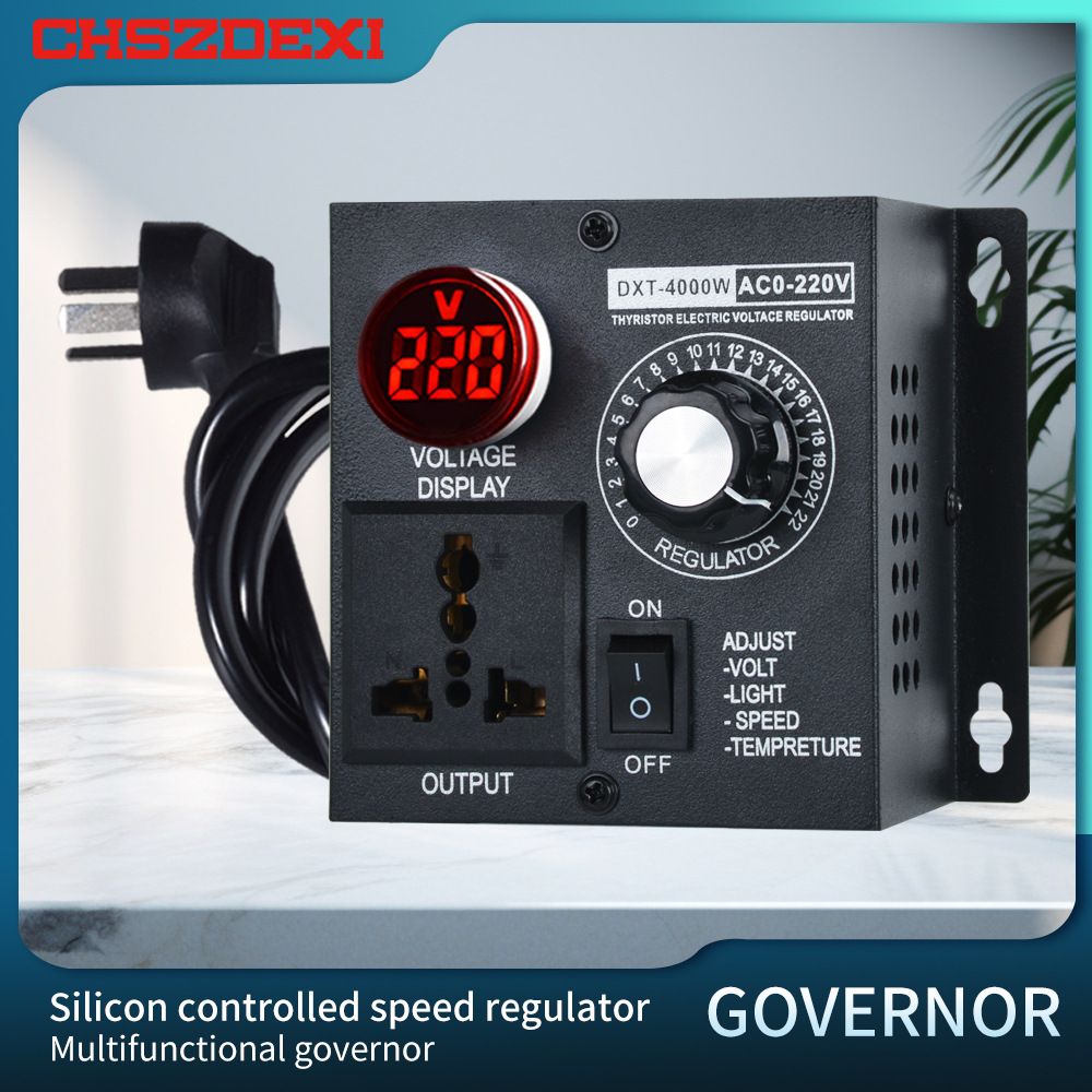 регулятороборотовдвигателя220в,регуляторскоростидвигателямашиныбезпотеримощности4000Вт