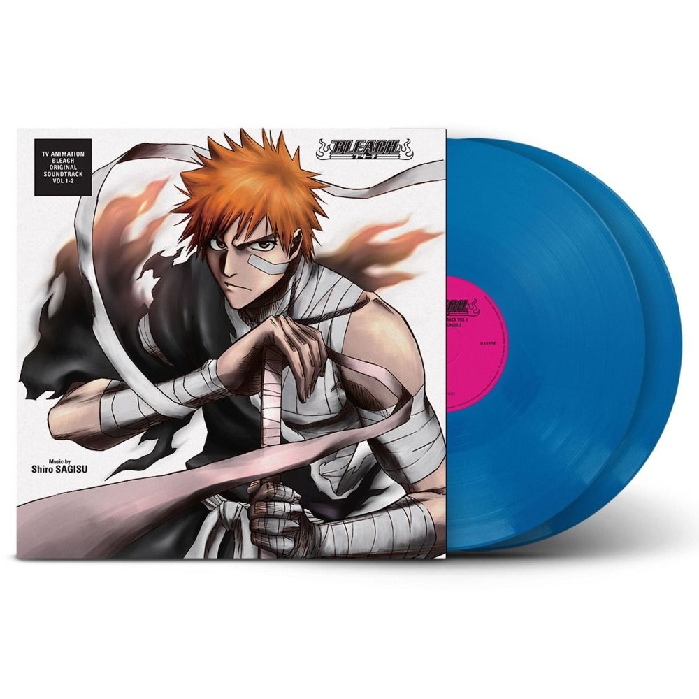 Виниловая Пластинка Shiro Sagisu - TV animation BLEACH OST VOL 1-2, Limited Edition , Translucent Blue Vinyl 2 x LP .